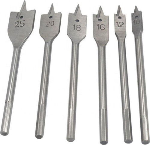 Ağaç Delici Kelebek Yaprak Matkap Uç Seti Ahşap 6 Parça