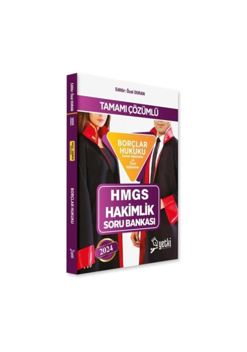 Yetki Yayıncılık 2024 Borçlar Hukuku Hmgs Ve Hakimlik Soru Bankası