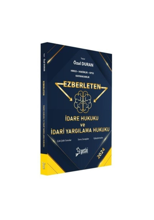 Yetki Yayıncılık 2024 Ezberleten İdare Ve İdari Yargılama Hukuku