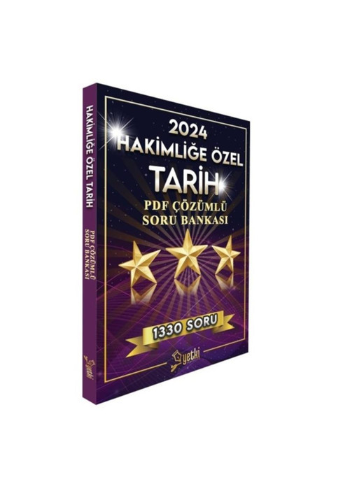 Yetki Yayıncılık 2024 Hakimliğe Özel Tarih Soru Bankası