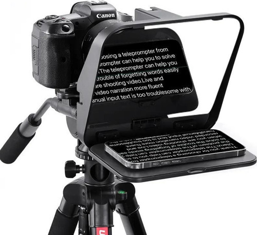RT02 Tabletler ve Akıllı Telefonlar İçin Uzaktan Kumandalı Universal Teleprompter
