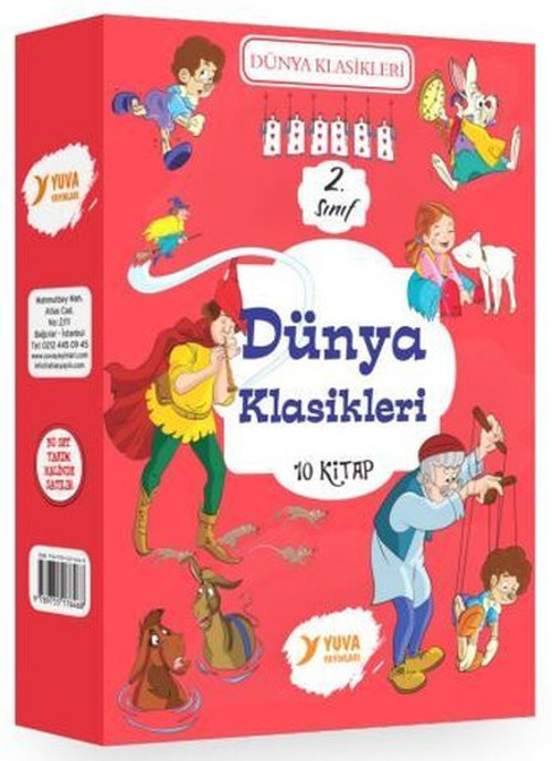 2. Sınıf Dünya Klasikleri Seti - 10 Kitap Takım