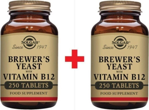 Brewer'S Yeast With Vitamin B12 250 Tablet 2'Li Avantaj Paketi