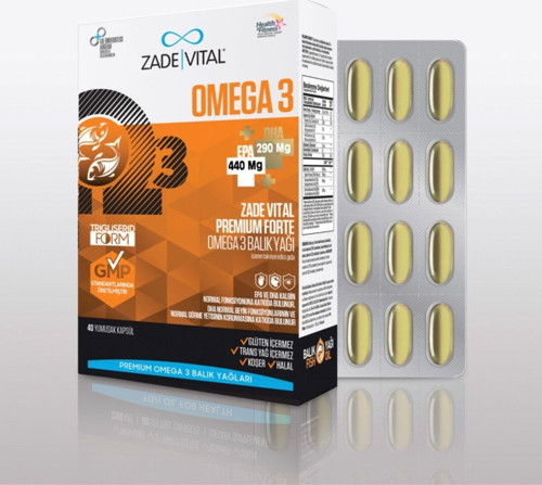 Omega 3 Forte Balık Yağı (1 Kutu) 40 Kapsül