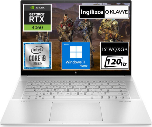 Envy 16-H1023DX00TT05 i9-13900H 64GB 2TBSSD RTX4060 16" WQXGA Touch W11H Taşınabilir Bilgisayar