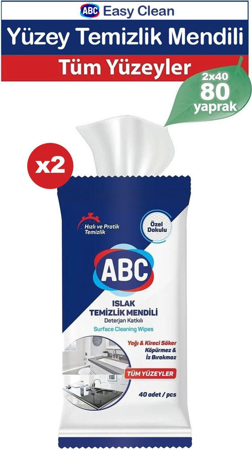 Easy Clean Yüzey Temizleme Havlusu 80 yaprak