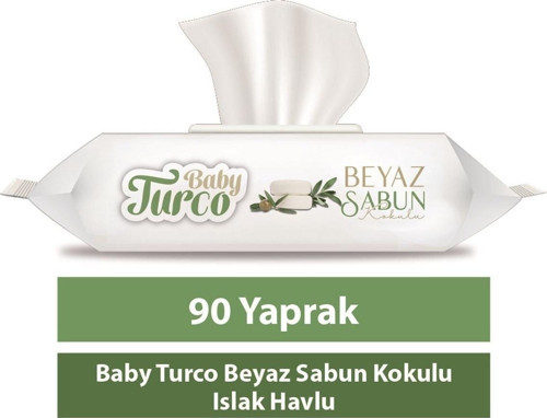 Islak Mendil Beyaz Sabunlu 12 X 90 Adet