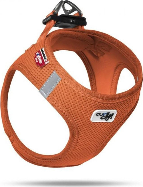Air-Mesh Küçük Irk Köpek Göğüs Tasması 26-30cm Turuncu 3XS