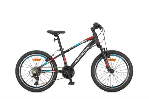 XC 75 - 24 MTB - 13' - 21 Vites -V.Brake - Mat Siyah/Kırmızı-Gri-Mavi