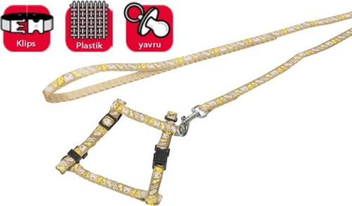 Yavru Köpek Göğ.Tasma+Uzatma 25-35Cm K.Rengi