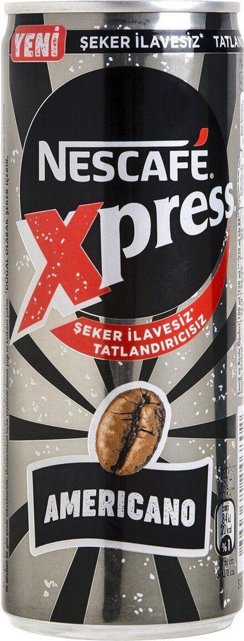 Xpress Americano Soğuk Kahve 250 Ml X 12 Adet