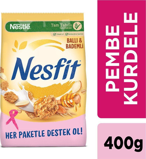 Nesfit Ballı Bademli Mısır Gevreği 400 Gr X 3 Adet