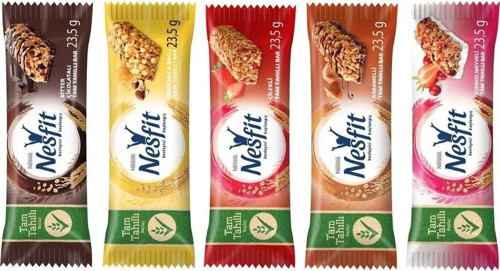Nesfit Karışık Paket Tam Tahıllı Bar 23,5 Gr X 5 Adet