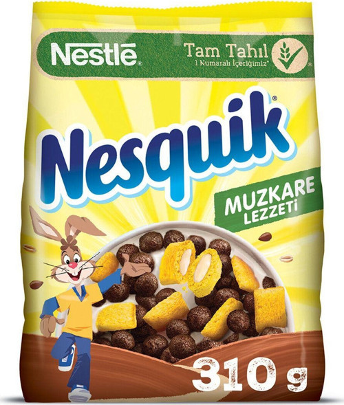 Nesquik Muzkare Mısır Gevreği 310 Gr X 3 Adet
