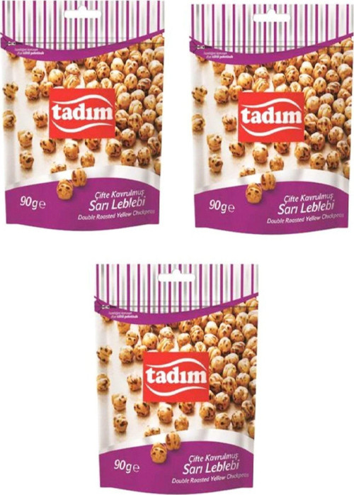 Sarı Leblebi Çifte Kavrulmuş 90 Gr X 3 Adet