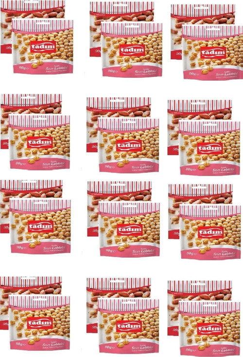 Tuzlu Sarı Leblebi 90 Gr X 12 Adet Ve Tuzlu Yer Fıstığı 90 Gr X 12 Adet