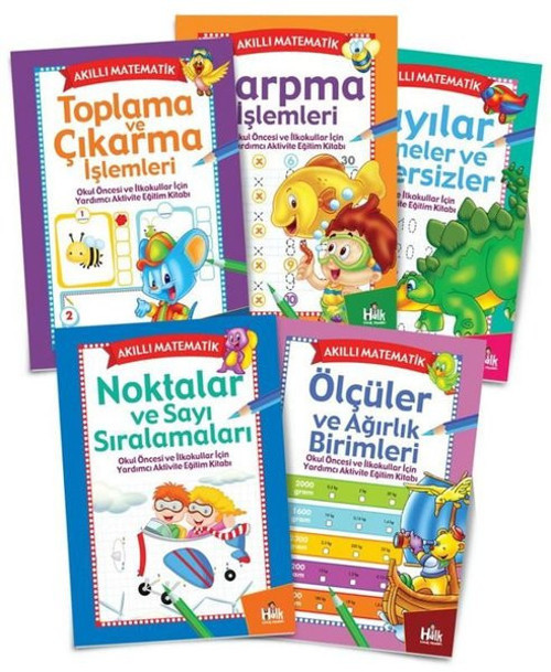 Akıllı Matematik Seti - 5 Kitap Takım