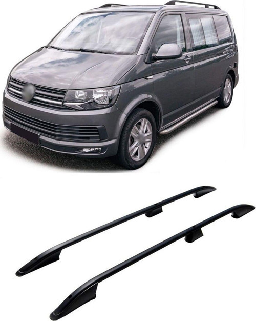 Vw Transporter T5 T6 T7 T8 Tavan Çıtası Port Bagaj Taşıyıcı Kısa Siyah 2004 / 2024