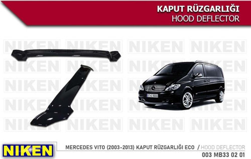 Mercedes Vito Kaput Rüzgarlığı Koruyucu 2003 / 2013