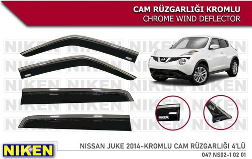 Nissan Juke Kromlu Cam Rüzgarlığı 2014 Sonrası