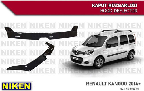 Renault Kangoo Kaput Rüzgarlığı Koruyucu 2014+
