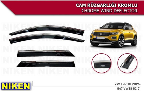 Volkswagen Troc Kromlu Cam Rüzgarlığı 2019 Sonrası