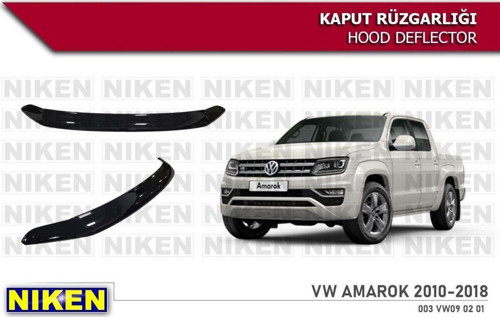 Vw Amarok Kaput Rüzgarlığı Koruyucu 2010 / 2018