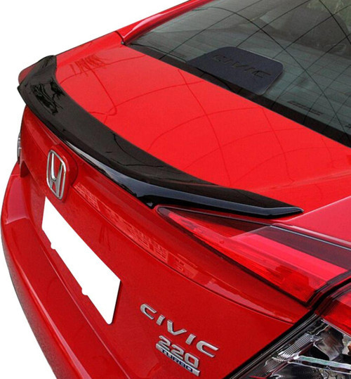 Honda Civic Fc5 Uyumlu Bagaj Üstü Spoiler Anatomik Hybrid Siyah 2016