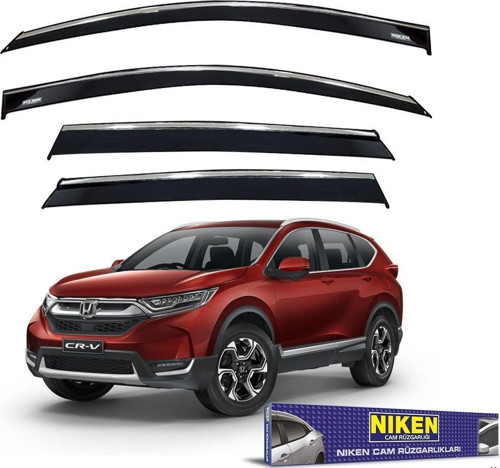 Honda Crv Uyumlu Cam Rüzgarlığı Kromlu 2018 Için Uygundur