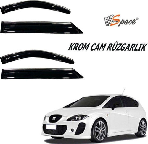 Seat Leon Krom Cam Rüzgarlığı 1.2Mm 2004-2010 4'Lü / Caru451