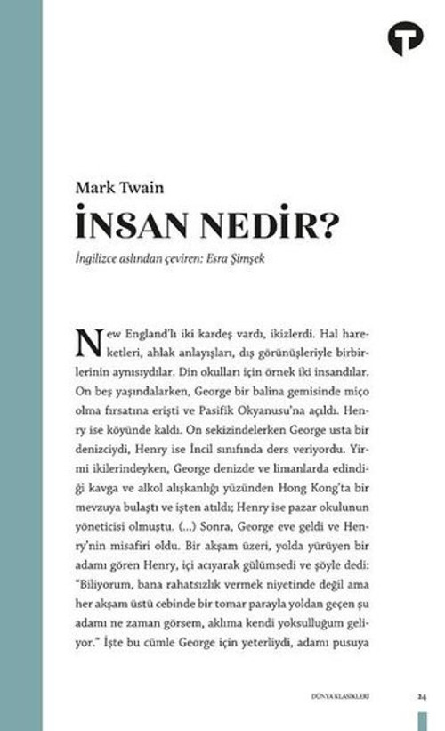 Turkuvaz Kitap İnsan Nedir?
