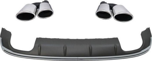 Audi A3 Hb S3 Arka Tampon Difüzör Ve Egzoz Seti 2013 / 2016