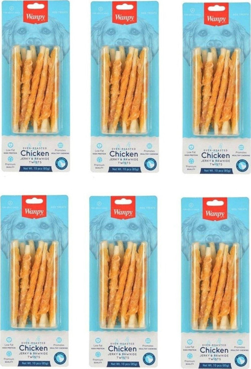 Tavuk Sargılı Burgu Çubuğu 85 Gr. X 6 Adet