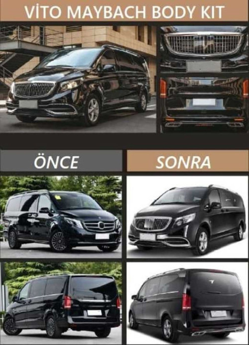 Mercedes Vito W447 Maybach Body Kit Tampon Seti 2016+