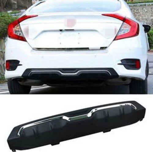 Honda Civic Fc5 Uyumlu Arka Tampon Difüzörü Karbon 2016+