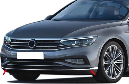 Volkswagen Passat B8.5 Ön Tampon Alt Çıtası Kromu 3 Parça 2019+