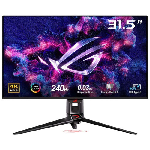 Rog Swift OLED PG32UCDP 32" 0.03 ms 4K 240 Hz - Full HD 480 Hz OLED Oyuncu Monitörü
