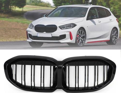 Bmw F40 Uyumlu Ön Böbrek Panjur Siyah 2019 M1 1Serisi