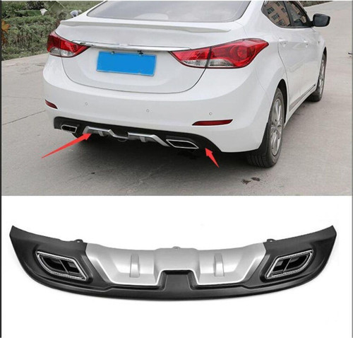 Hyundai Elantra Arka Difüzör Çift Çıkış Egzoz 2014 / 2016
