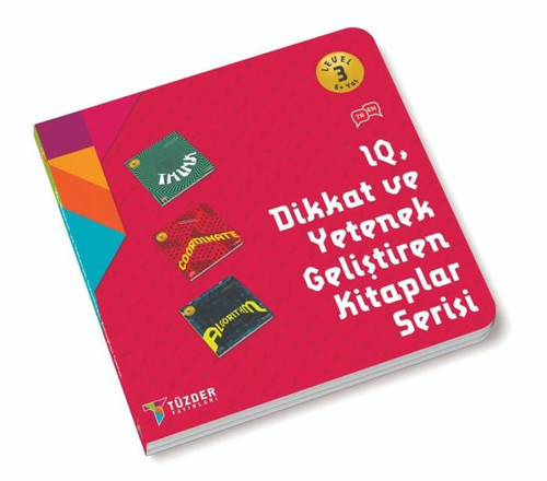 6+ Yaş Seti Level 3 - IQ ve Yetenek Geliştiren Kitaplar Serisi