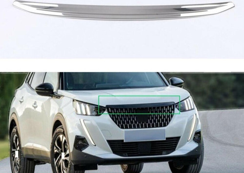 Peugeot 2008 Uyumlu Panjur Üst Krom Kaplama