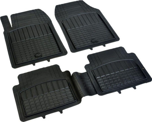 Kauçuk Paspas Universal Racing Havuzlu Siyah / Tepay510-S
