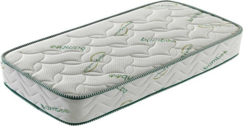 70X130 Ortopedik Yaylı Yatak Bambu 70 x 130 16Cm Soft Ortopedik Bambu Yaylı Bebek Yatağı