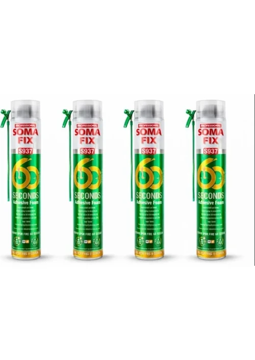 4 Adet 60 Saniye Yapıştırıcı Köpük S937 750ML