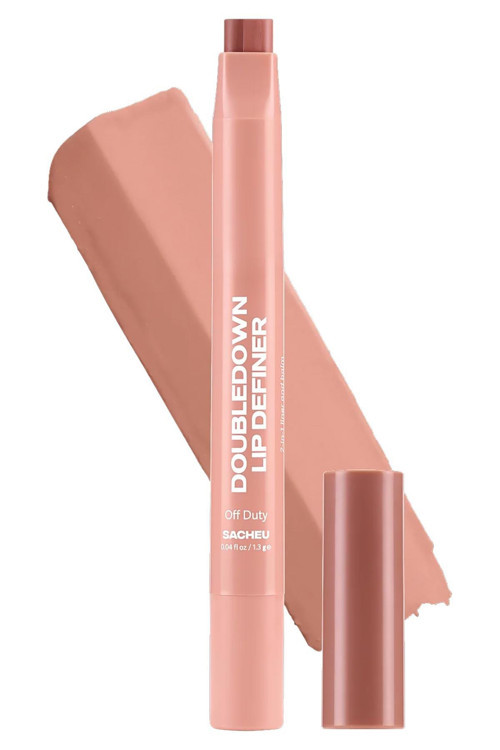 DoubleDown Lip Definer 2'si 1 Arada Dudak Kalemi ve Balm 01 Off Duty 1.3GR