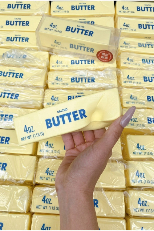 Butter Squishy Viral Tereyağı Sukuşi Rainbow Slow 1 Adet Sarı Stres Oyuncağı