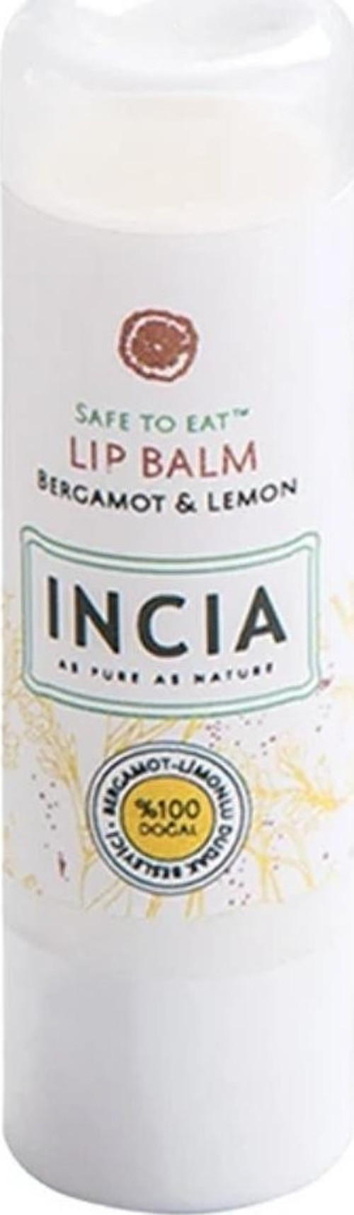 Incia Doğal Dudak Besleyici Bergamot & Limonlu 6gr
