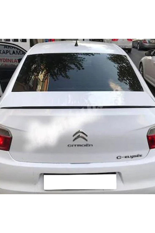 Citroen Elysee 13- Parlak Bagaj Üstü Spoyler