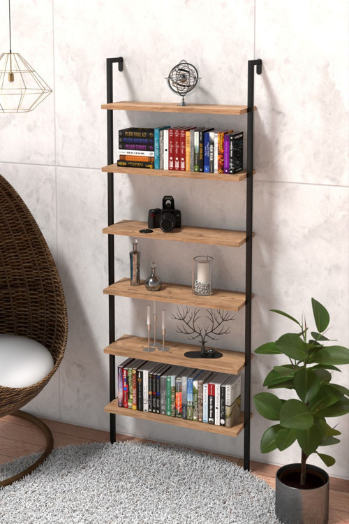Duvara Monte 6 Katlı Raf, Duvar Rafı - Kitaplık 2603
