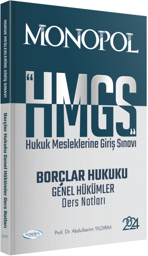 HMGS Borçlar Hukuku Genel Hükümler Ders Notları